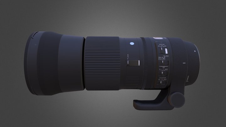 Sigma Lens 3D Model