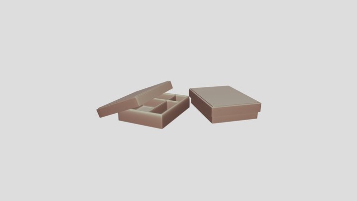 Japanese Bento Box 3D Model