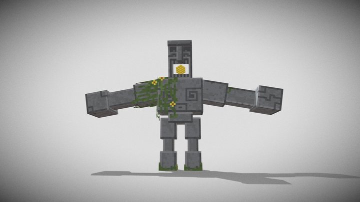 Jungle Golem-Mouth 3D Model