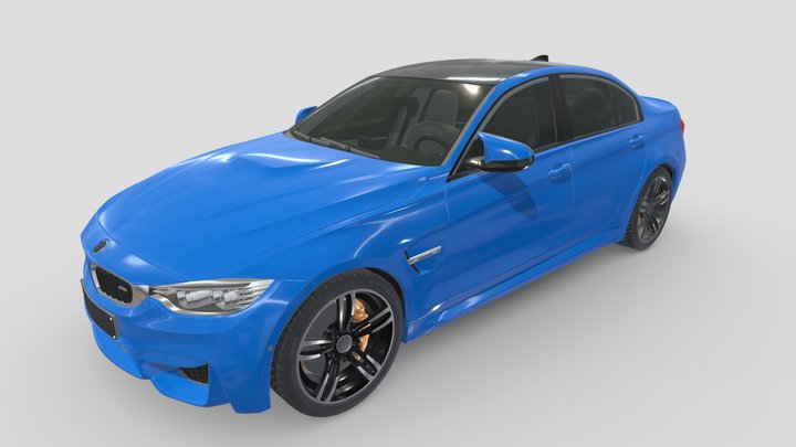 BMW M3 2015 3D Model
