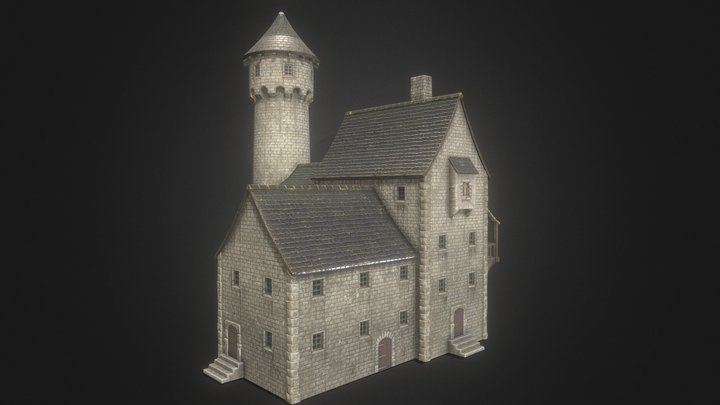 Old stone House 3D Model