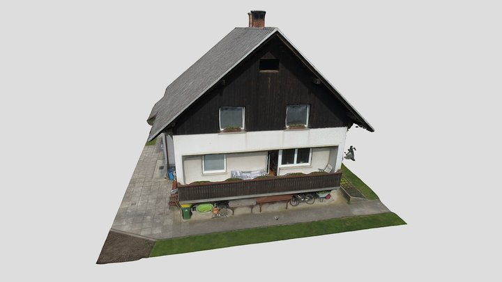 Posavec hiša 3D Model