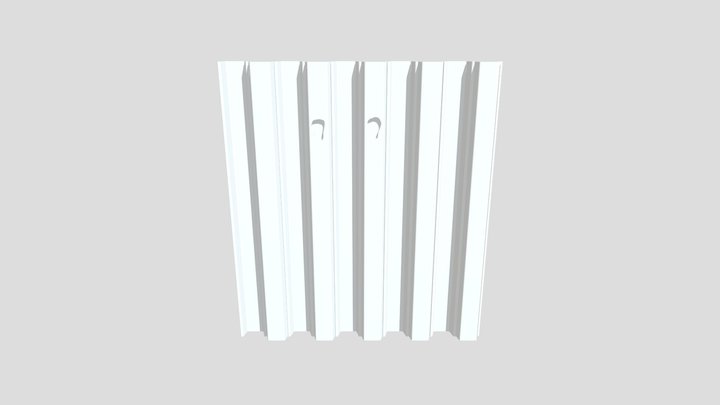 ●鋼管矢板開孔 3D Model
