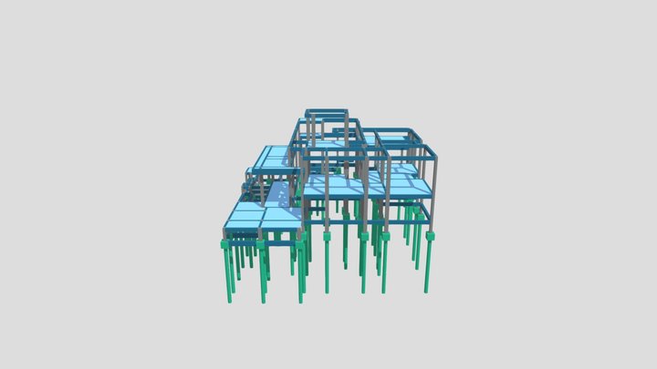 DXF ESTRUTURA LEANDRO 3D Model