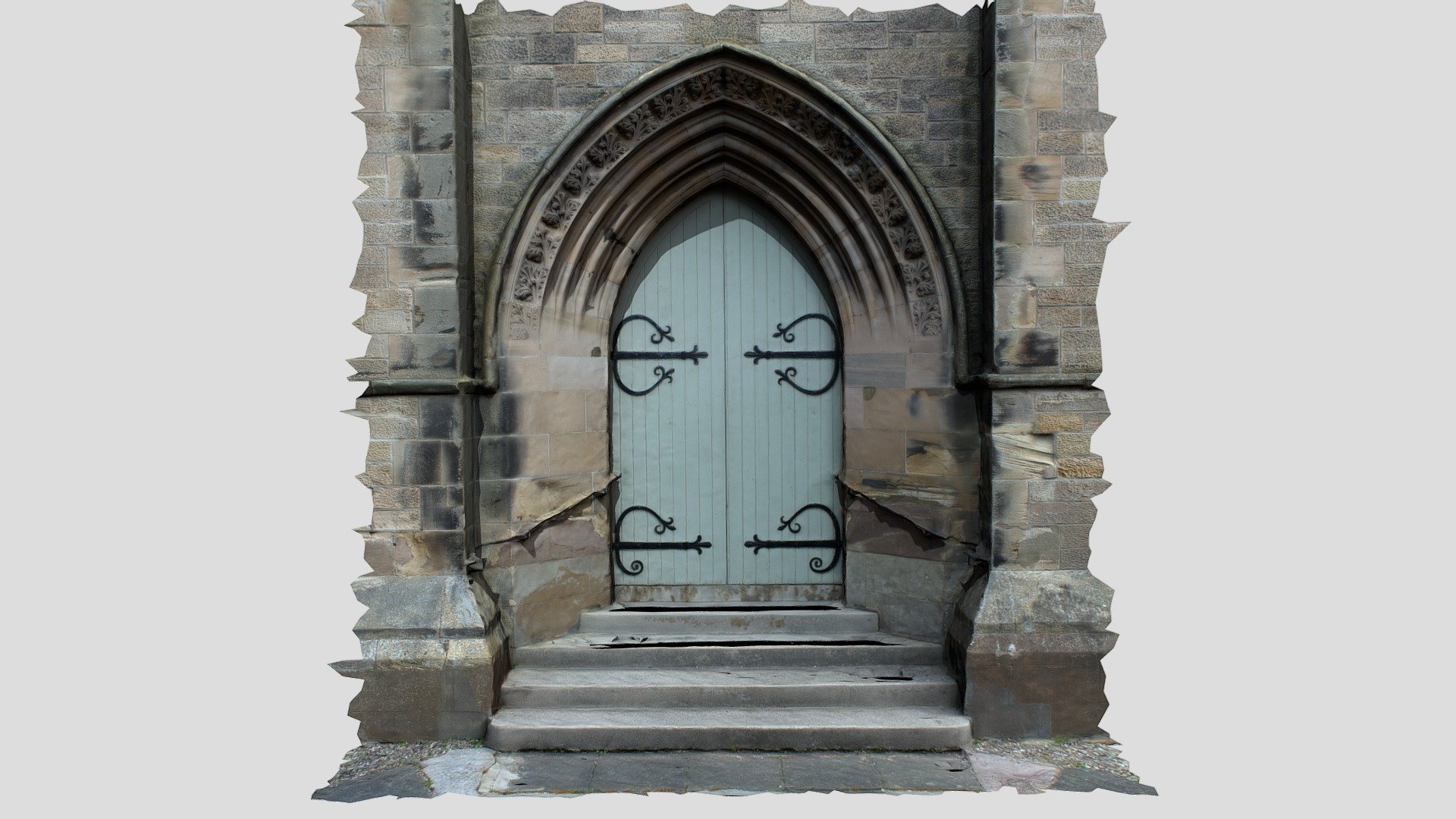 Cupar church doors St John