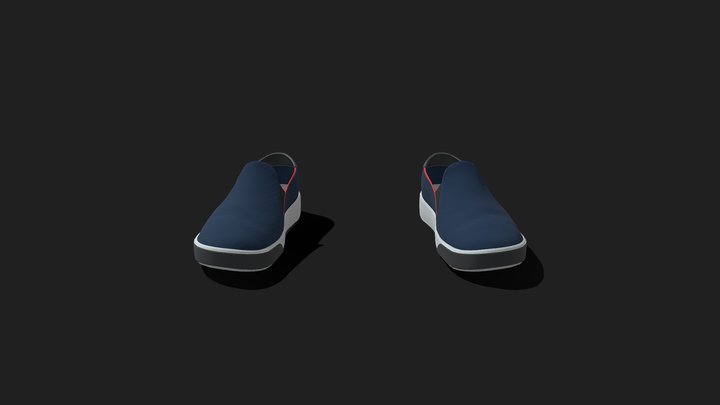 Casual shoes 02 3D Model