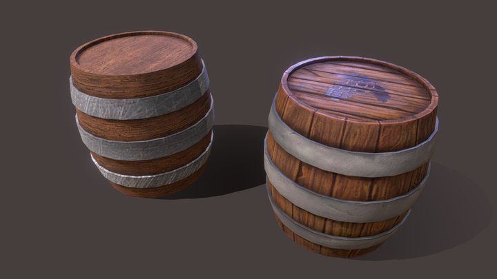 barrel voorbeeld demo 3D Model