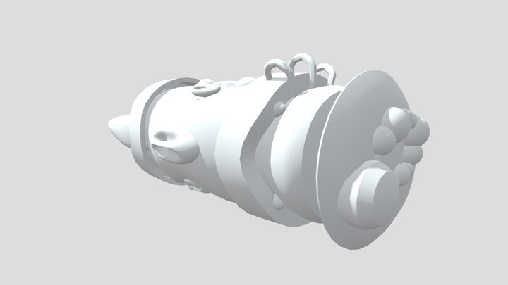 Rts Game cylinder 3D Model