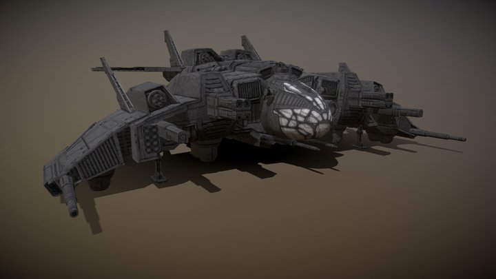 TRANSFORMERS THE DARK SPARK NAVE DE LOCKDAUN 3D Model
