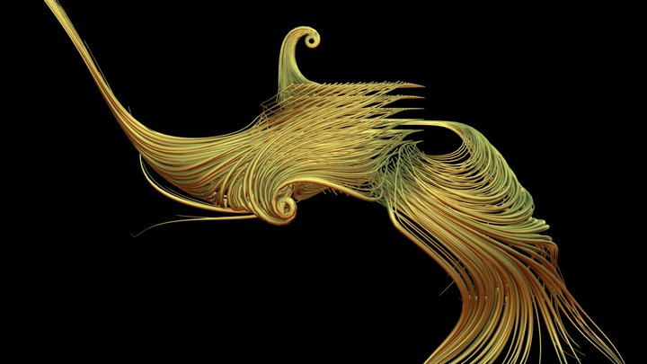 Curve Advection 3D Model