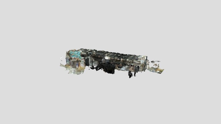 Magnezitka KE: Jedna z budov 3D Model