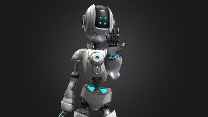 Sci-fi Robot 3D Model