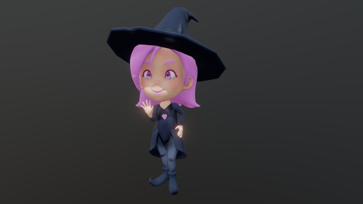 the witch 3D Model