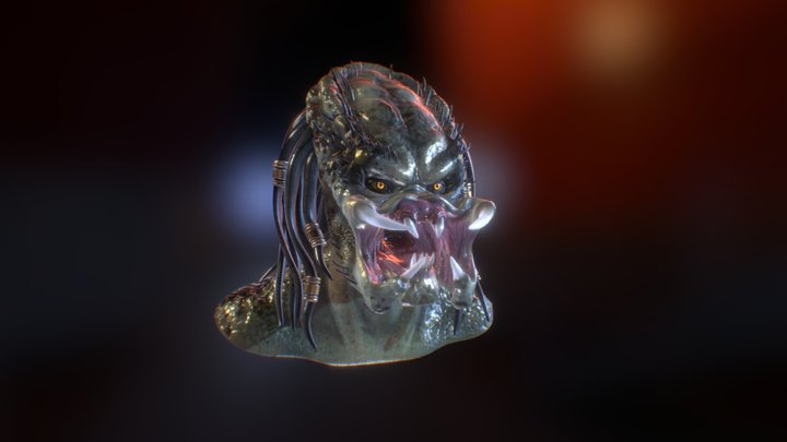 Predator Bust 3D Model