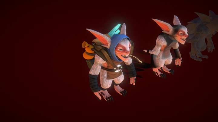 Meepo - WIP 3D Model