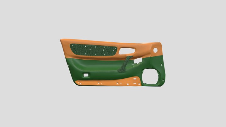 mesh_карта дверей авто (текстура) 3D Model