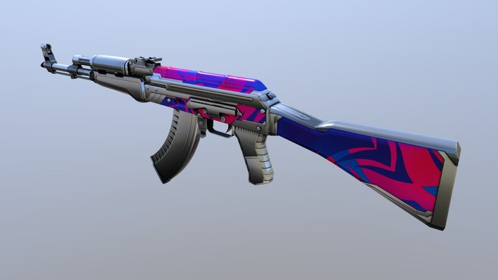 AK-47 | RUNNER 3D Model