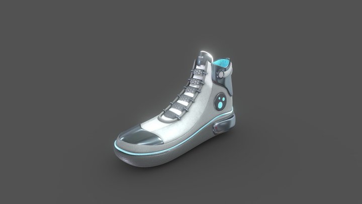 Sci-fi Sneaker 3D Model
