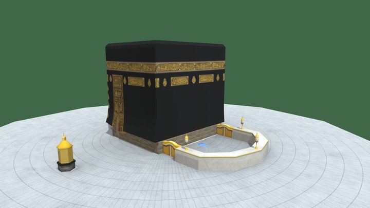 The holy Kaaba pen drawing