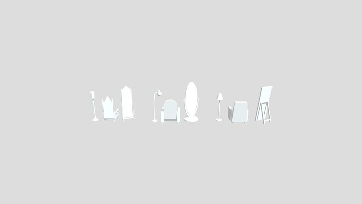 блокинг силуэты 3D Model