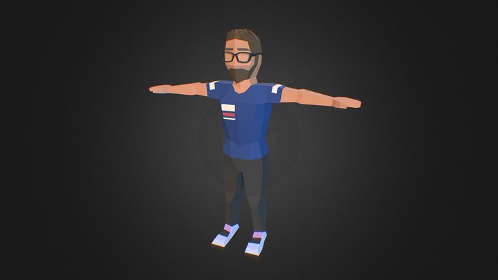 Low Poly Character 3D Model