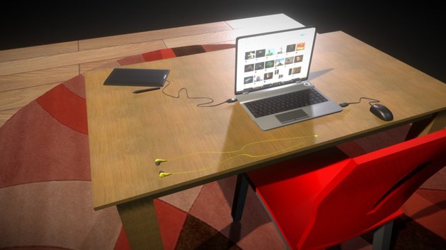 Laptop 3D Model