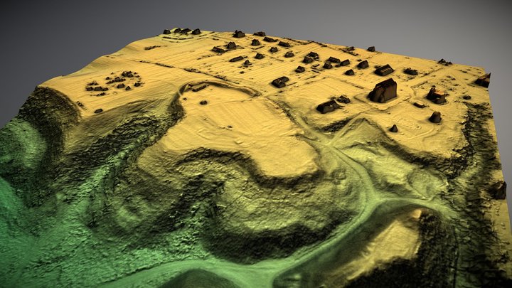 Kernavės piliakalnis IV (Lithuania) 3D Model