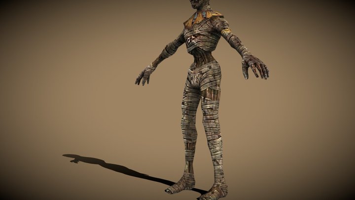 3DRT - Mummy monster 3D Model