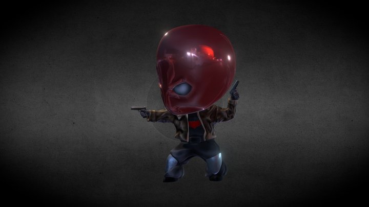 Red Hood Chibi 3D Model