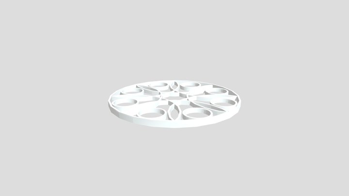 Rose Window of St Augustine Parish, Andover, USA 3D Model
