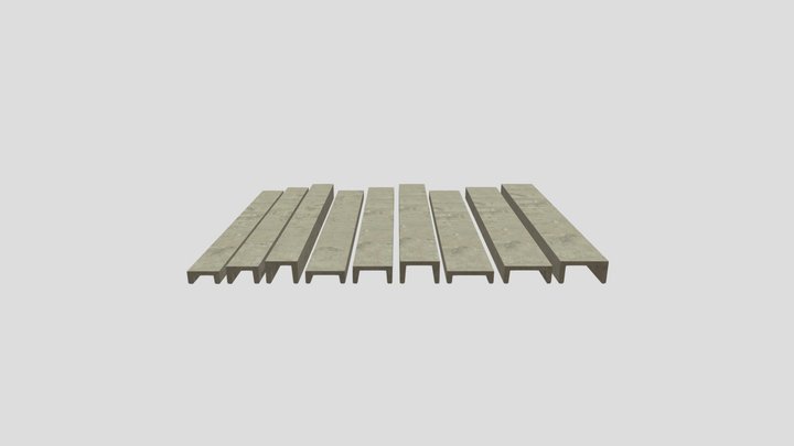 Concrete Channel Beam Set