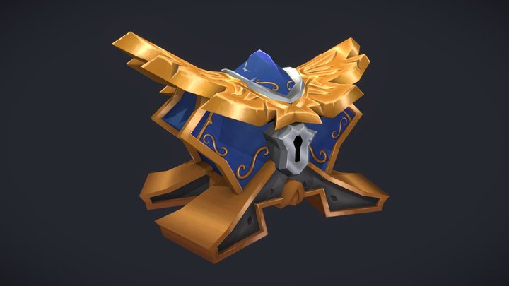 DAE - Goossens Matteo - warchest model + Texture 3D Model