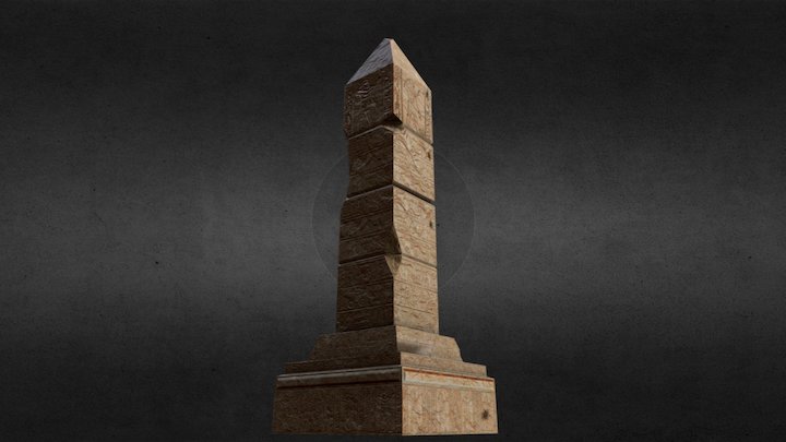 Egyptian Obelisk 3D Model