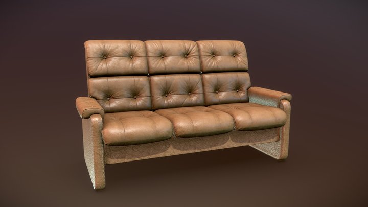 Chesterfield Sofa 3D Model