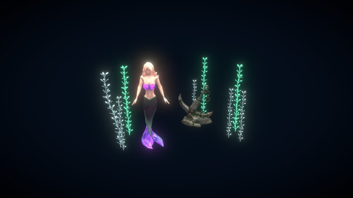 Mermaid 3D Model