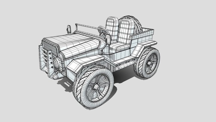 Car Remote Control 3D Model
