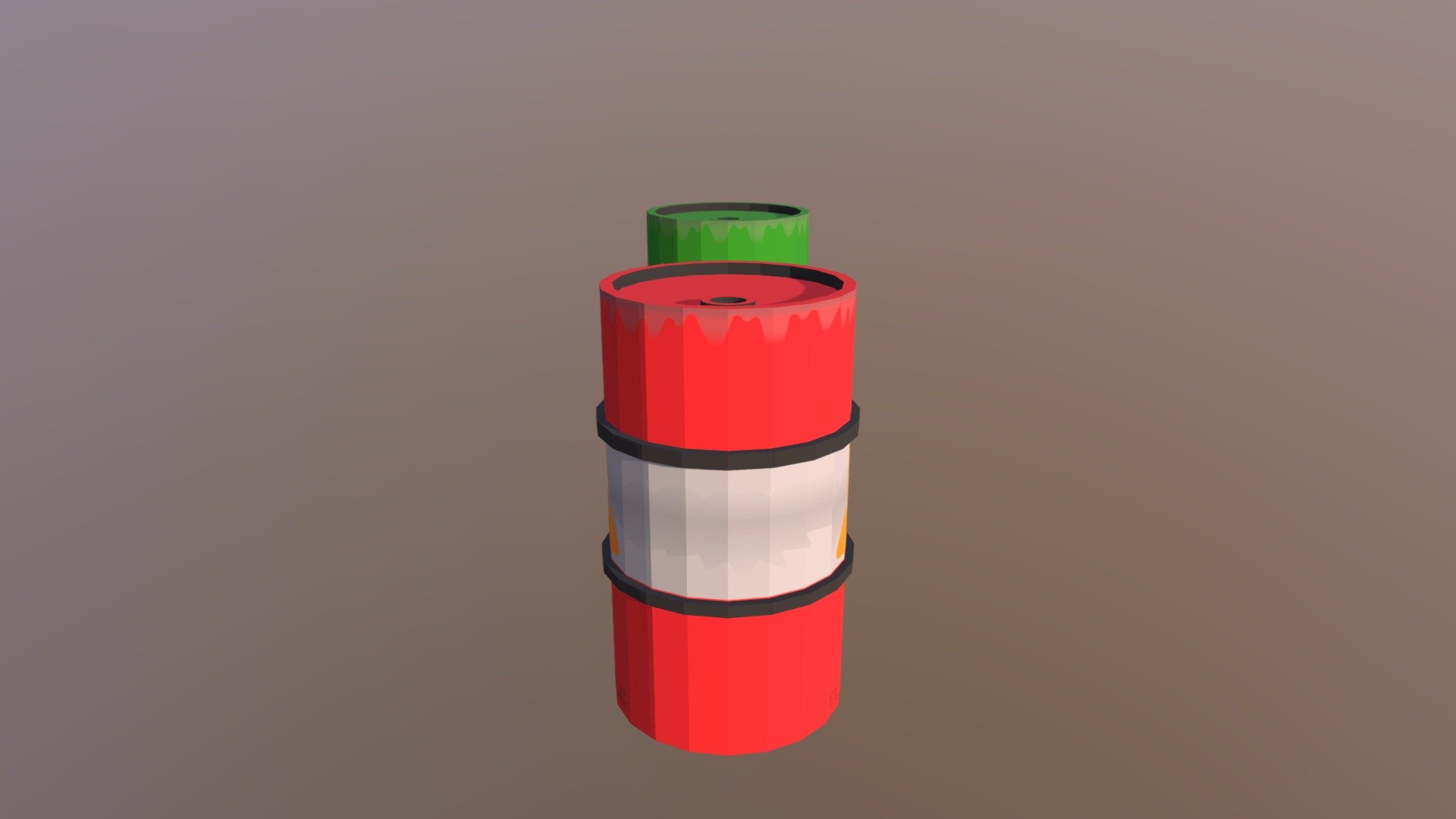 Explosive And Toxic Barrel