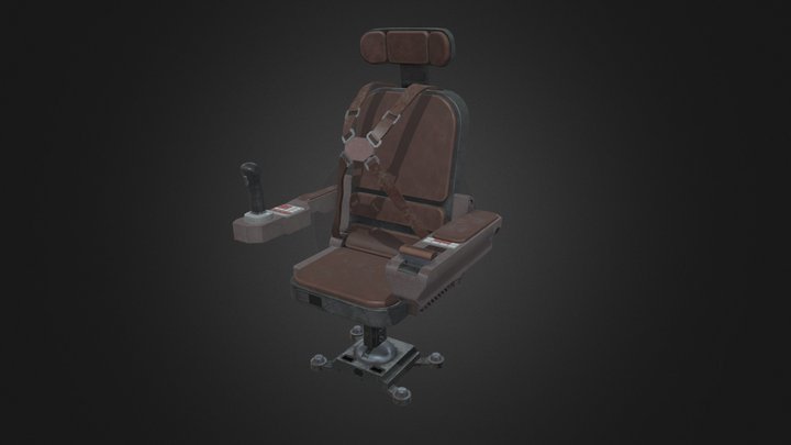 Pilot Seat 3D Model