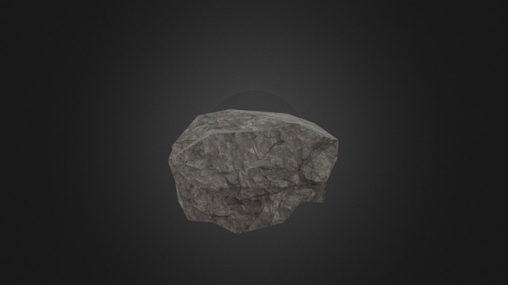 Low poly rock