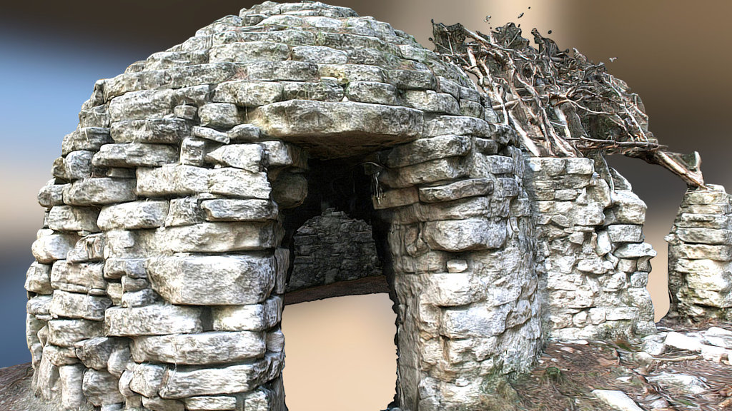 Une cabane en pierre