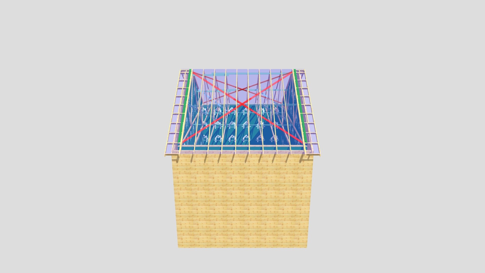 P13250N, Plots 18-20 Roof Layout