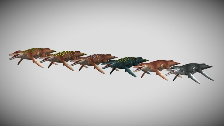 JWE Kronosaurus Pack – Free 3D Model STL