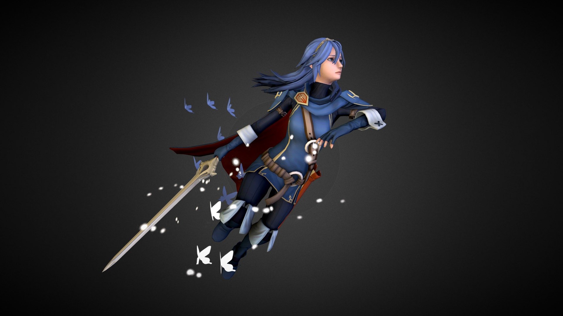 fire emblem 3d model