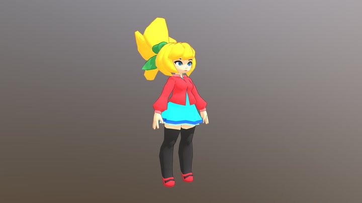 Anime Mobile Model 3D Model