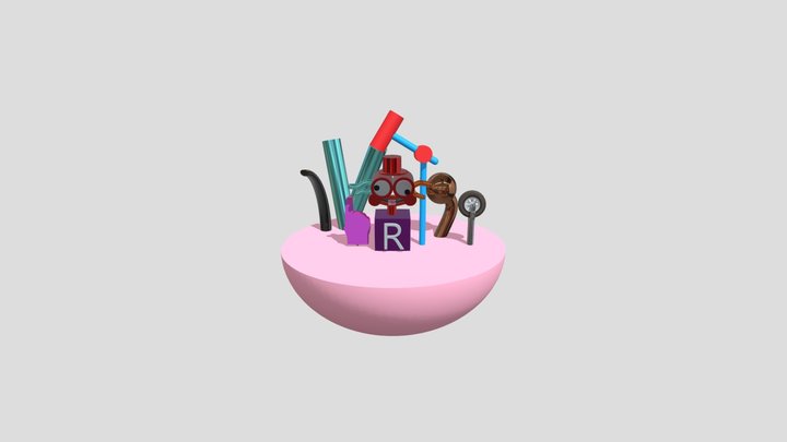 Upgraded Goofball Island 3D Model