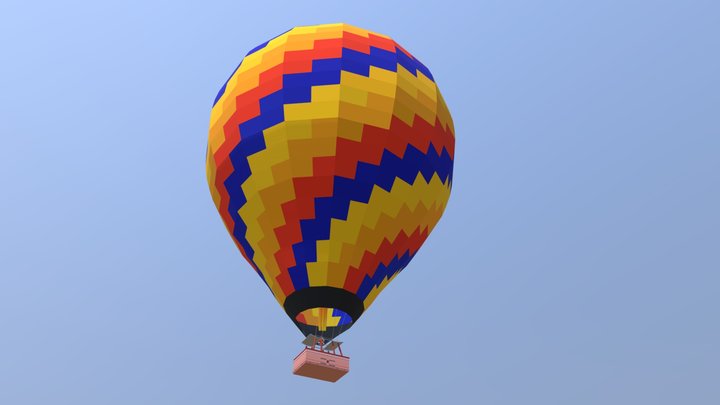 Hotair Balloon 3D Model
