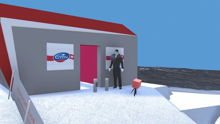 Ski 3D Model