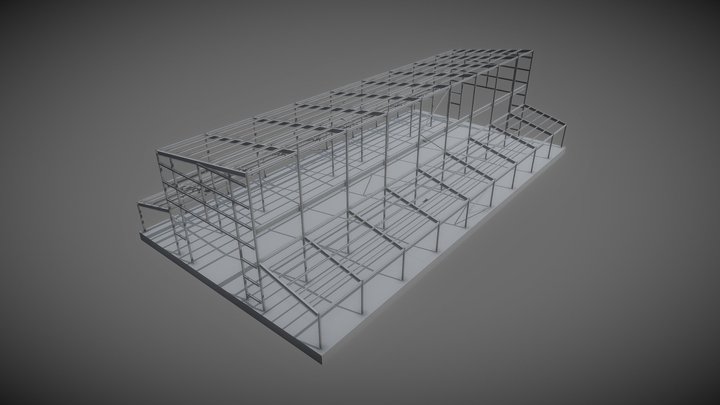 FORT AUGUSTUS GIS BUILDING STEELWORK 3D Model