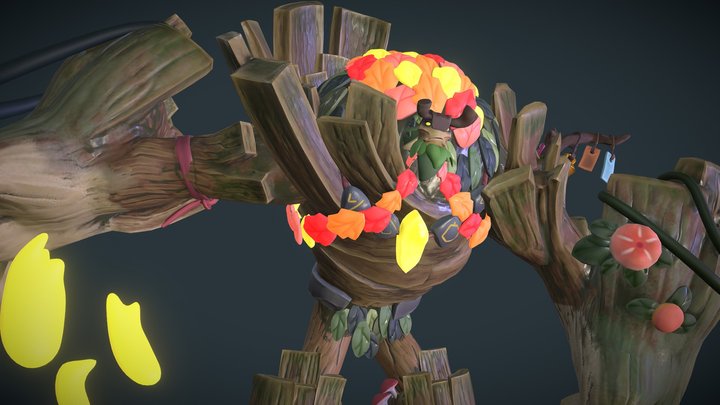 TreeSpirit | Stylized Creation 3D Model