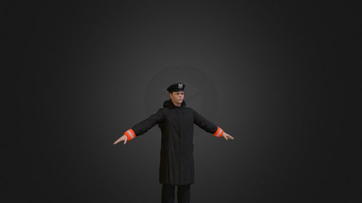policeman 3D Model